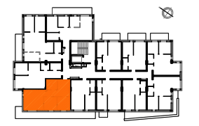 Location the flat on the floor.