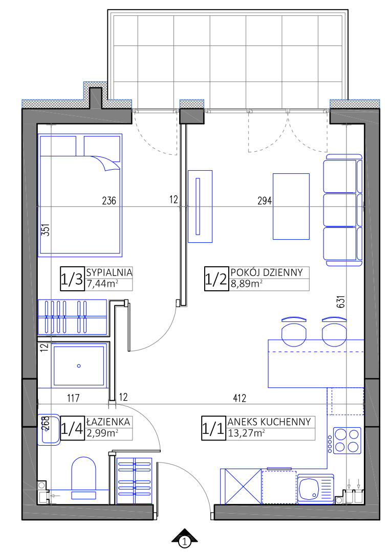 Plan of the flat.