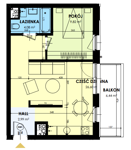 Plan of the flat.