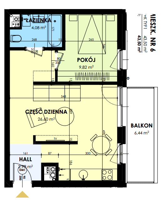 Plan of the flat.