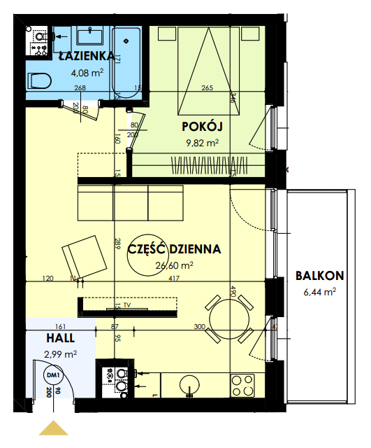 Plan of the flat.