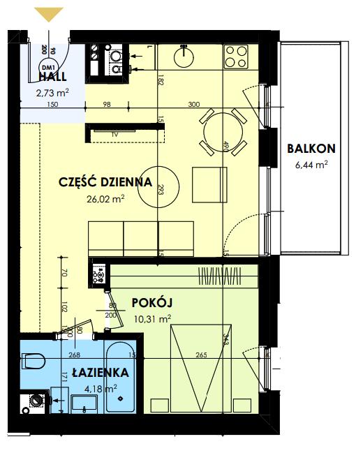 Plan of the flat.