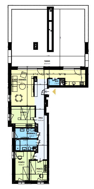 Plan of the flat.