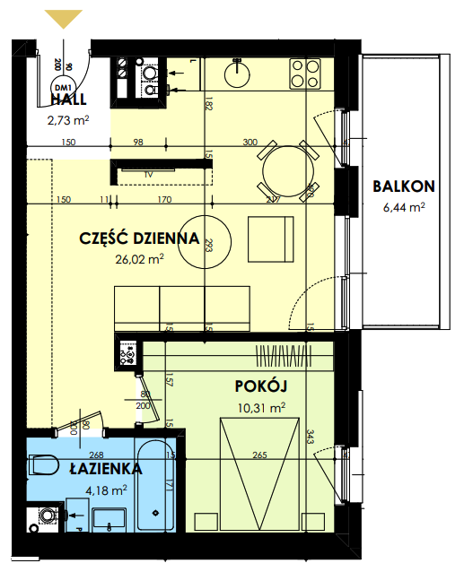 Plan of the flat.