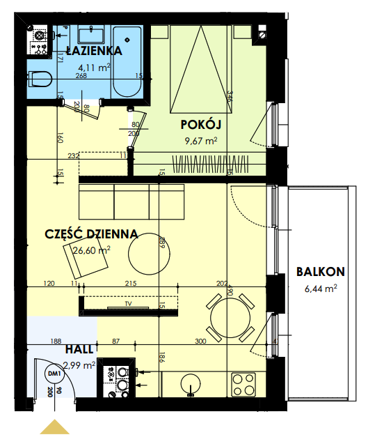 Plan of the flat.