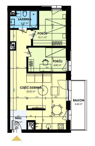 Plan of the flat.