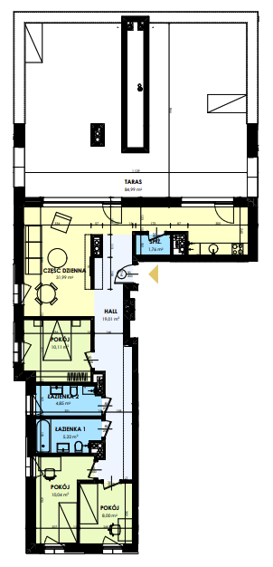 Plan of the flat.